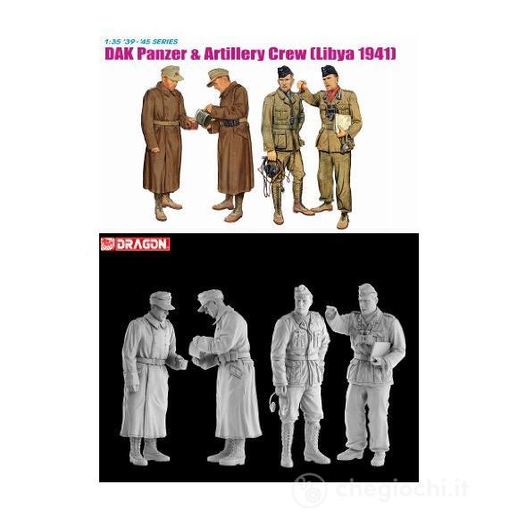 DAK Panzer & Artillery Crew (Libya 1941) (6693D)