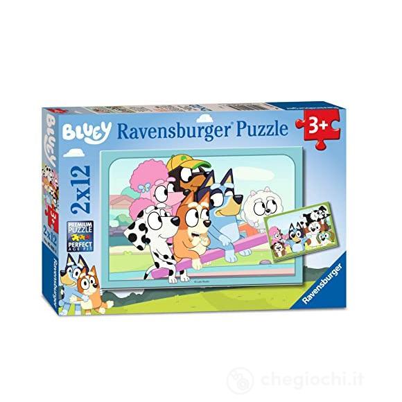 Puzzle 2 x 12 pz Bluey