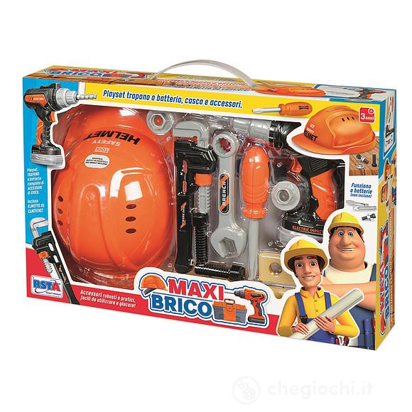 Trapano Con Casco e Accessori