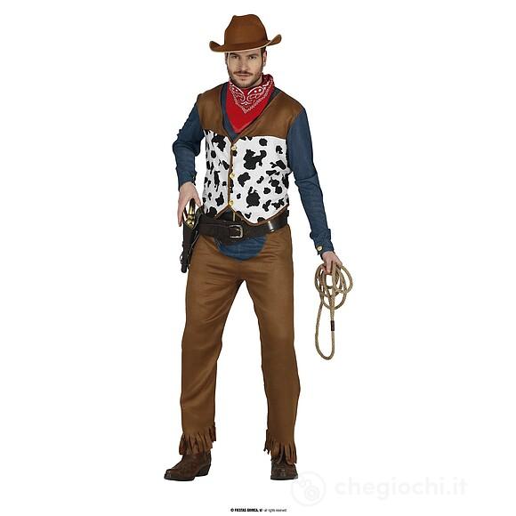 Costume Da Cowboy Uomo Adulto Taglia L 52-54 (79694)