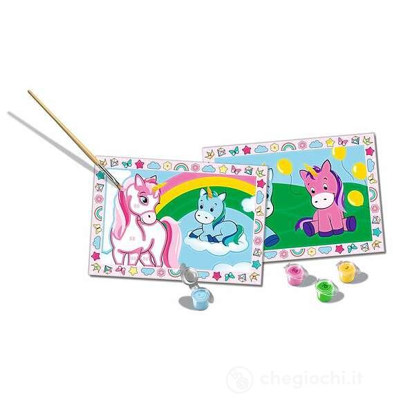 CreArt Serie Junior: 2 x Divenrtenti unicorni (23699)