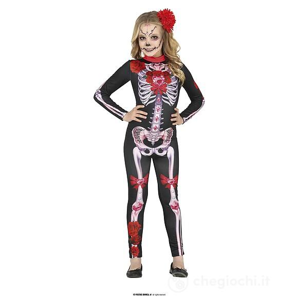 Costume "Catrina" Bambina Messicana 7-9 Anni (77699)