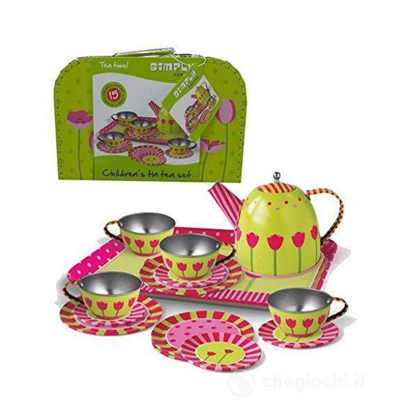 Set Te Metallo Tulipano