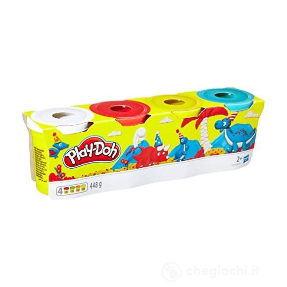 Confezione 4 Vasetti  Play-Doh (B5517EU4)