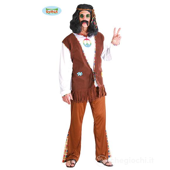 Costume Uomo Hippie Figlio Dei Fiori Taglia M (84704)