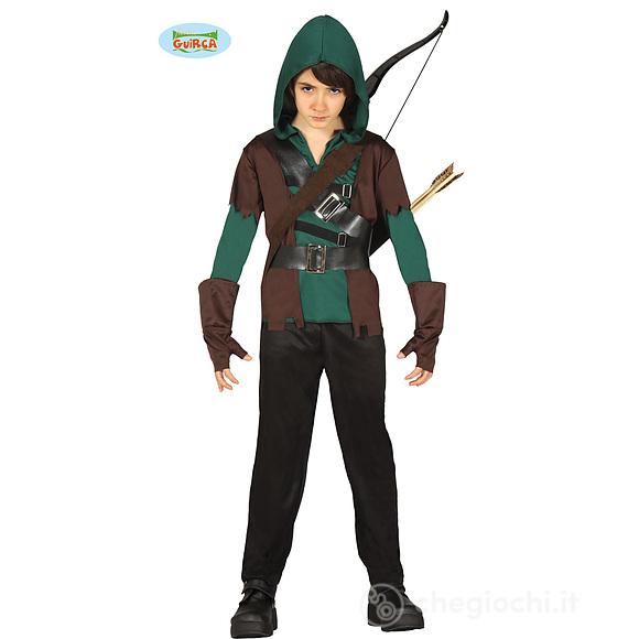 Costume Arciere Ladro Gentiluomo Taglia 10-12 Anni (85706)