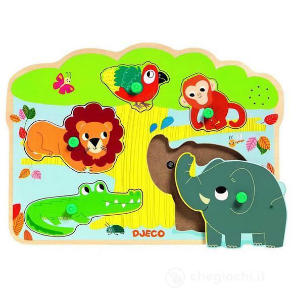 Baobab Puzzle in legno con suoni DJ01708