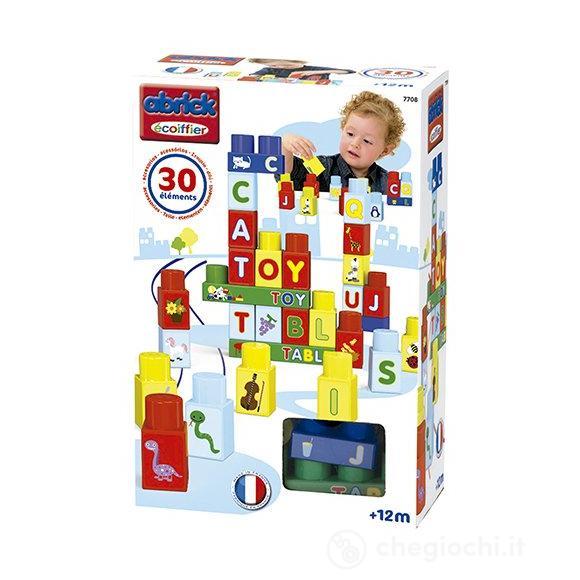 Mattoncini set alfabeto 30 pz (7708)