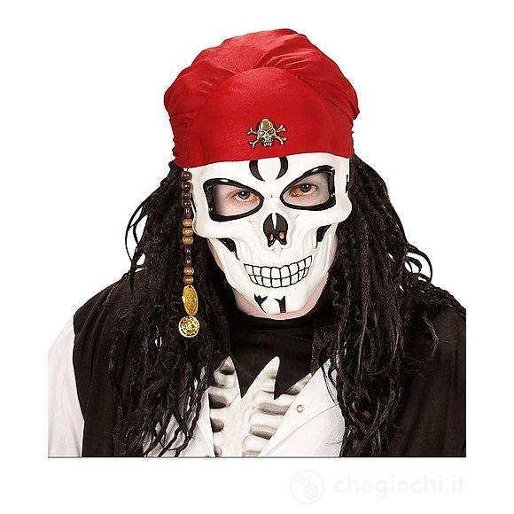 Maschera teschio pirata
