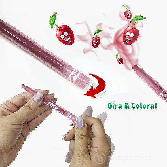 I Profumelli - 12 Pastelli a Cera Gira & Colora Profumati