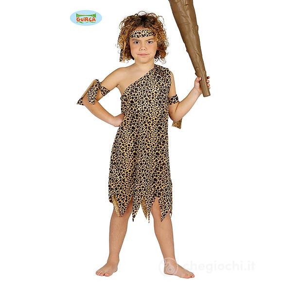 Costume Troglodita Cavernicolo Primitivo Bambino 5-6 Anni (78714)