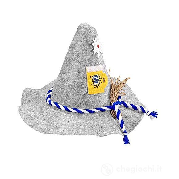 Cappello Oktoberfest Con Edelweiss E Boccale Di Birra In Feltro