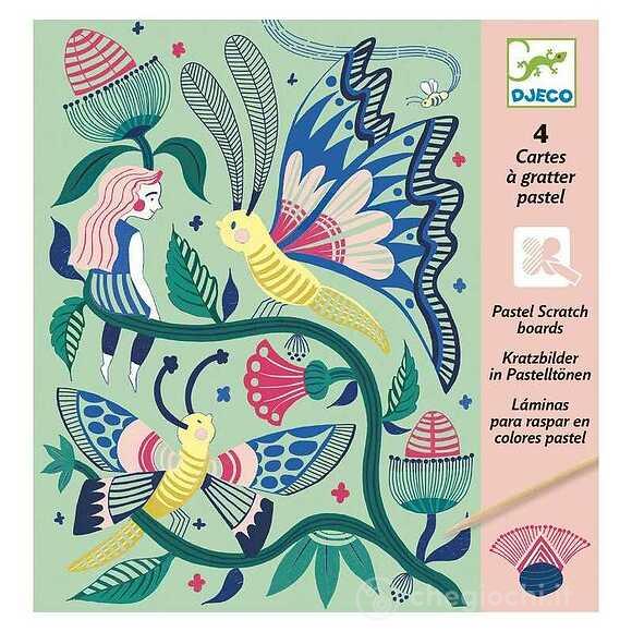 Carte da Grattare Fantasy garden - Small gifts for older ones - Scratch cards (DJ09719)