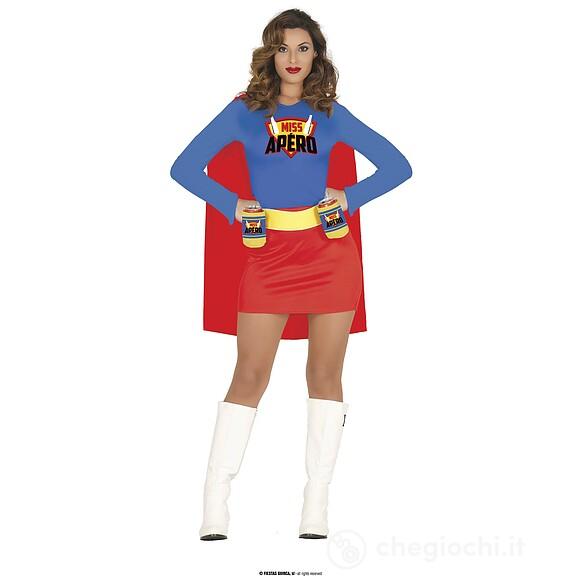 Costume Eroina "Miss Apero" Adulta Taglia 42-44 L (79721)