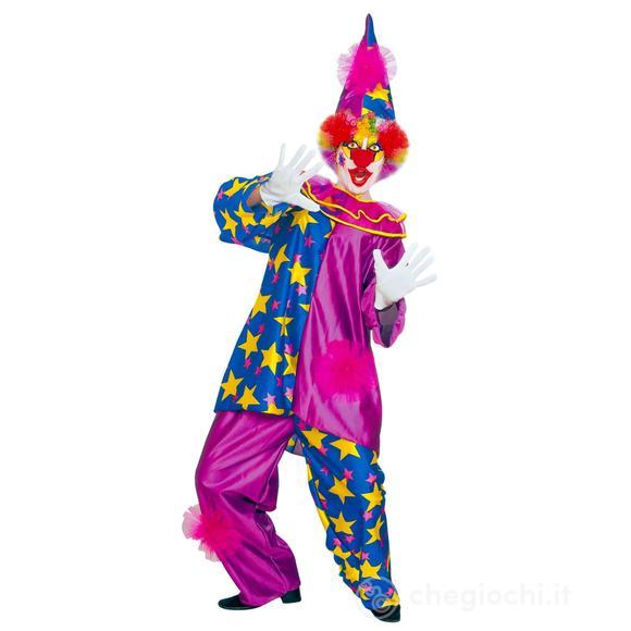 Star Clown (Casacca Con Collare,Pantaloni, Cappello) M