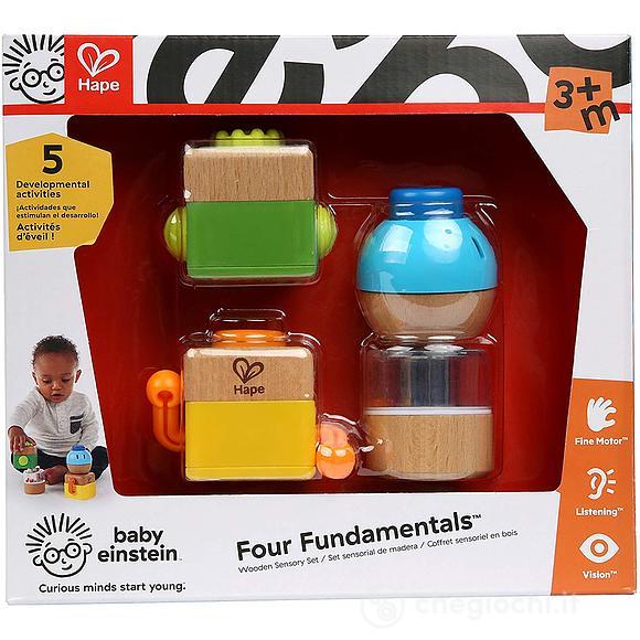 Four Fundamentals Set sensoriale blocchi in legno - Baby Einstein (E11886)