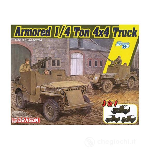 1/35 Armored 1/4-Ton 4x4 Truck W/.50-Cal Machine Gun
