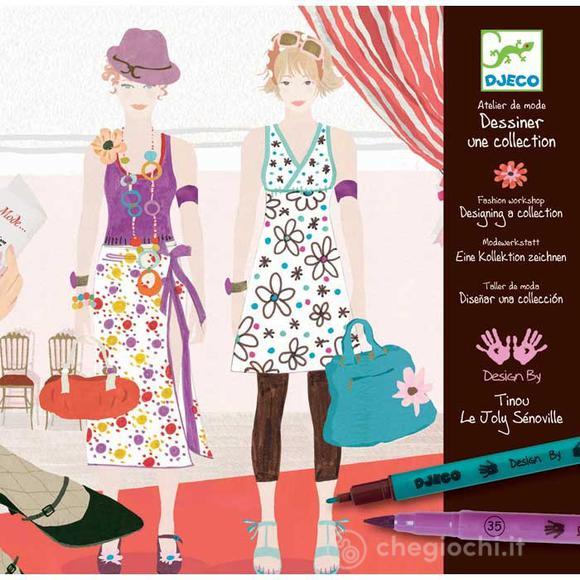 Drawing a fashion show