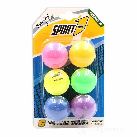 Palline Ping Pong Pz6 Colorate 708800011