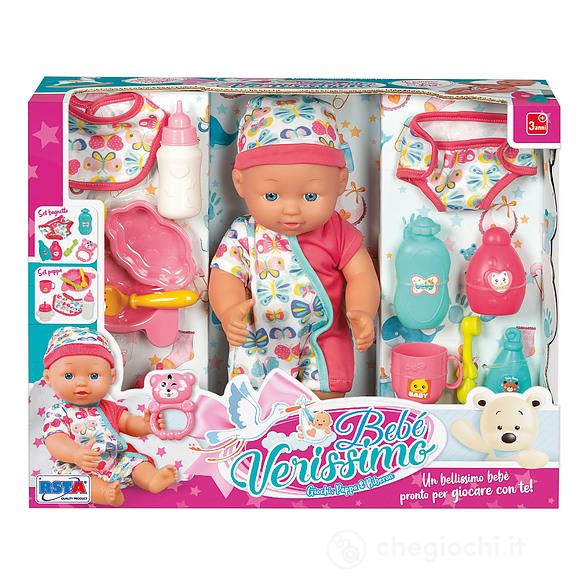 Bambola Cm.30 Con Accessori Pappa