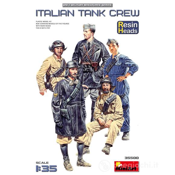 Italian Tank Crew. Resin Heads (MA35500) +14
