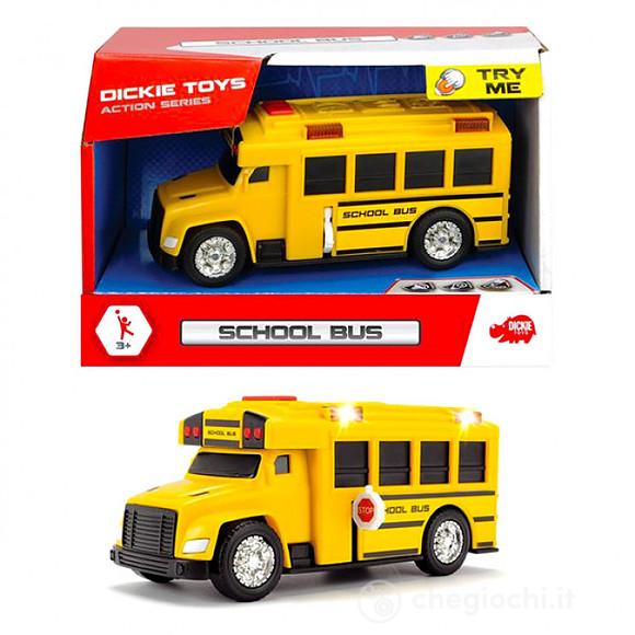 Dickie Action Series Scuolabus cm. 15 luci e suoni (203302017)