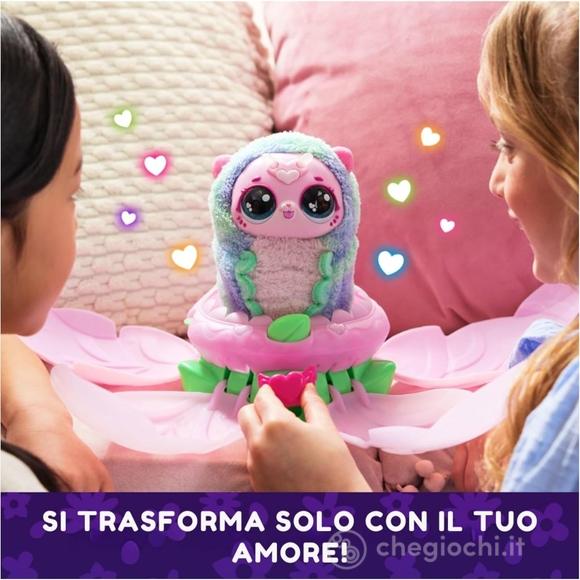 Bloomables Kittyfly - Da Bruco a Farfalla - Peluche Interattivo a Sorpresa
