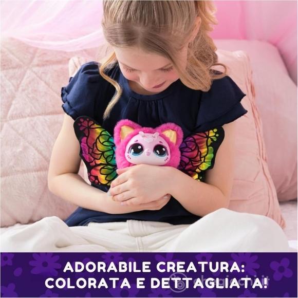 Bloomables Kittyfly - Da Bruco a Farfalla - Peluche Interattivo a Sorpresa