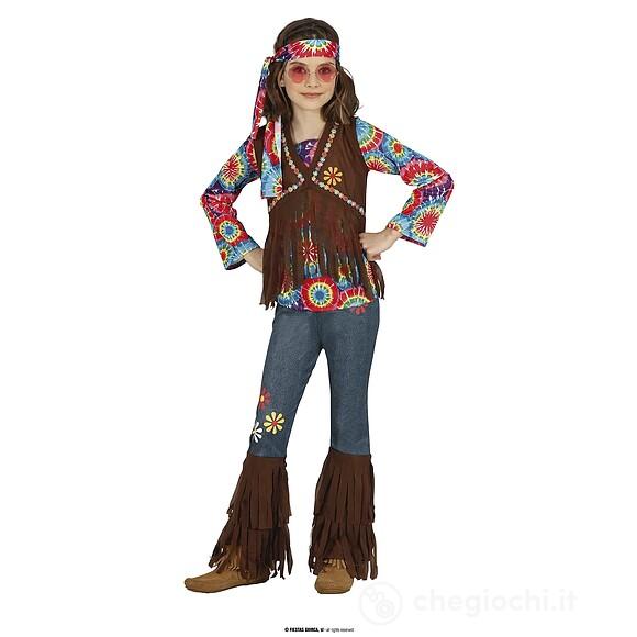 Costume Da Hippie Per Bambine 7-9 Anni (77752)