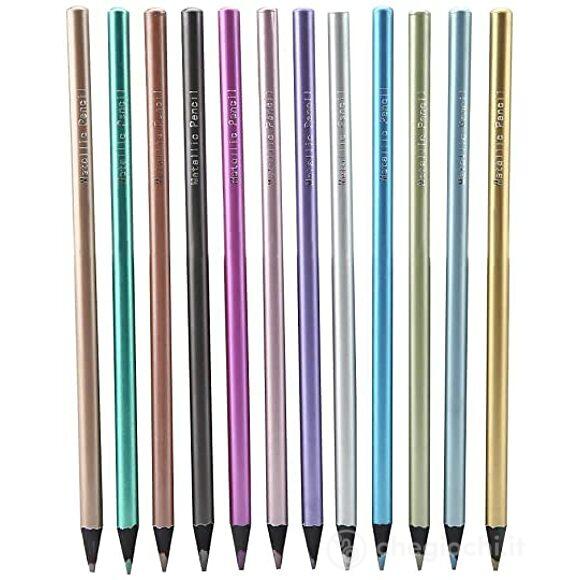 8 matite metallizzate - Colori per i più piccoli (DJ09753)