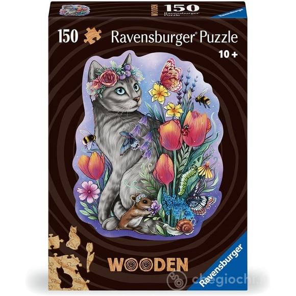 Puzzle di legno Gatto 150 pezzi (12000757)