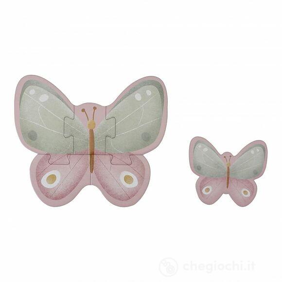 6 in 1 Puzzle fiori e farfalle Flowers & Butterflies (LD4760)