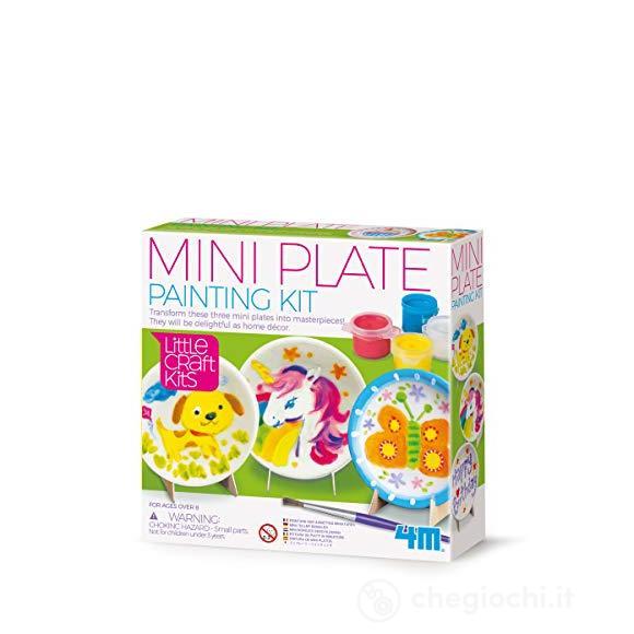 Creativita' E Fantasia - Mini Piatti Kit Per Dipingere