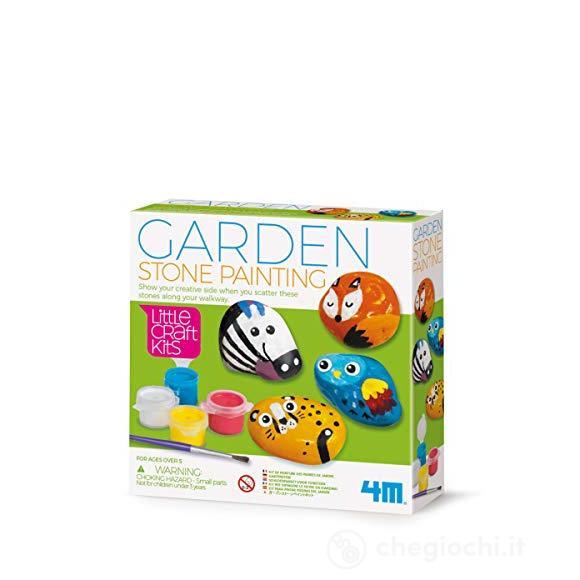Creativita' E Fantasia - Giardino Kit Per Dipingere Sassi