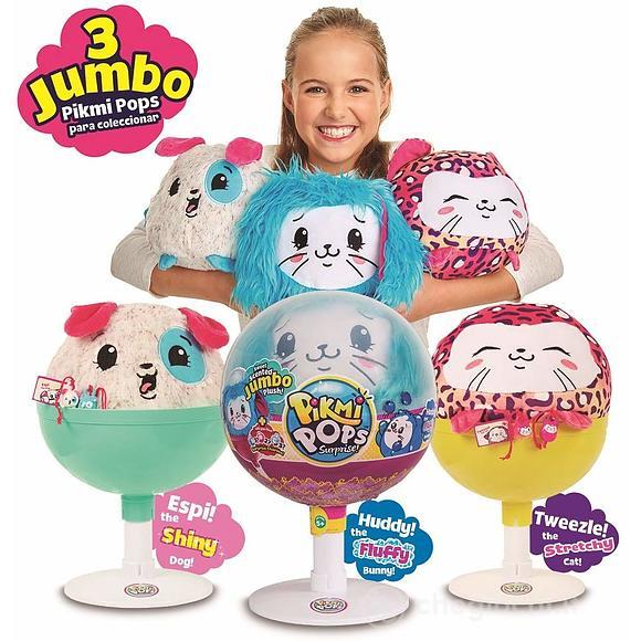  Pikmi Pops Jumbo, Peluche Profumato a Sorpresa, Modelli Assortiti (PKM03)