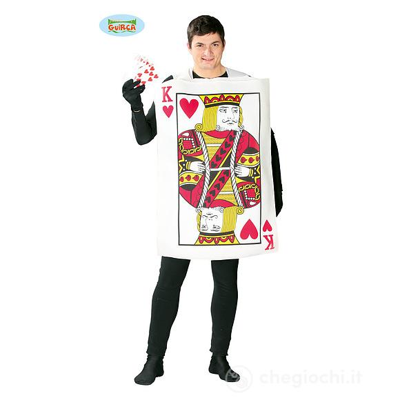 Costume Carta Da Gioco Re Di Cuori Adulto Taglia L (80769)
