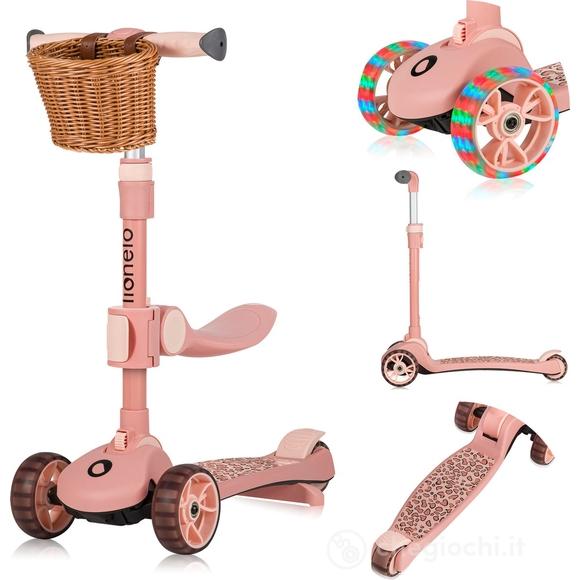 Monopattino Bici 2in1 - Franky Rosa 3 ruote