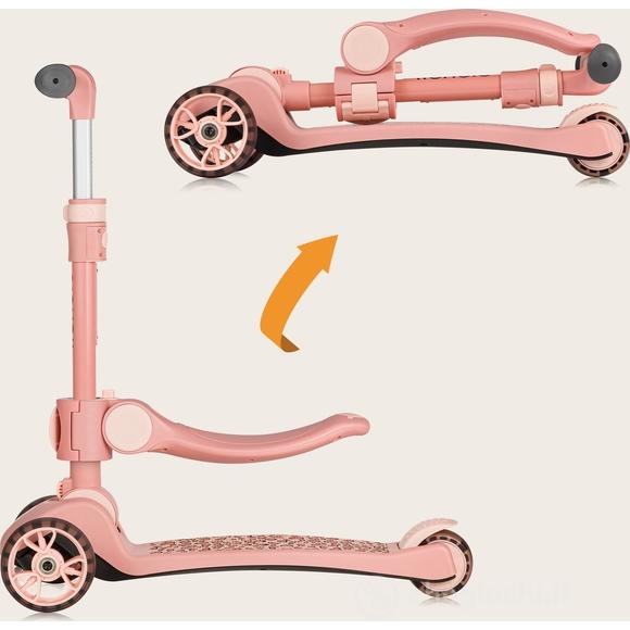 Monopattino Bici 2in1 - Franky Rosa 3 ruote