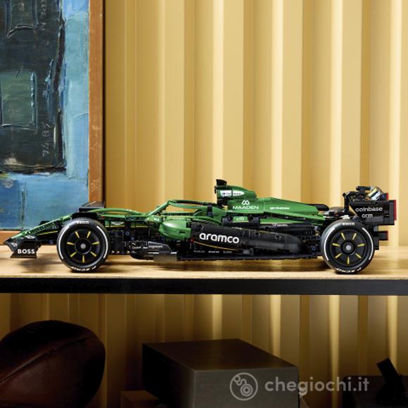 LEGO Technic 42240 Auto F1 Aston Martin Aramco AMR24, Kit di Modellismo Formula 1 per Adulti da Collezione, Regalo per Fan