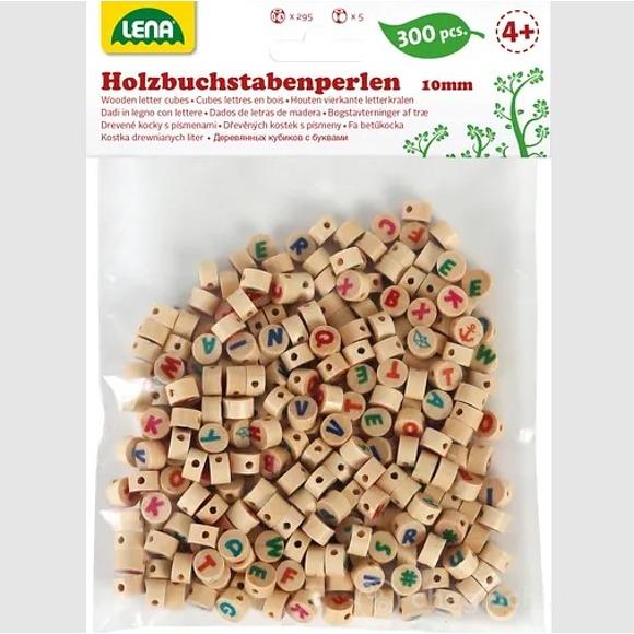 Perle Cubiche In Legno Lettere Multicolore 300 Pz (32051)