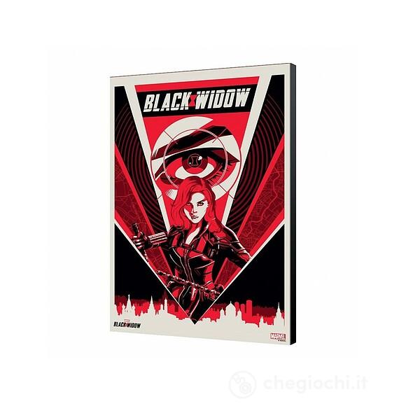 Black Widow Movie Moscow Wood Panel
