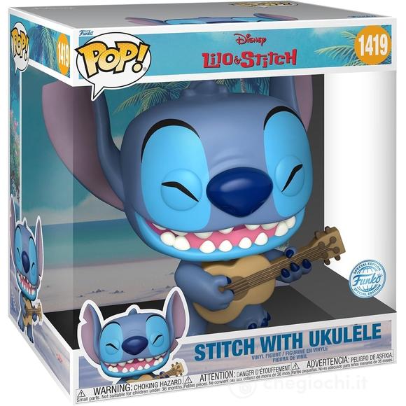 Funko Pop Jumbo - Disney - Stitch con ukulele (1419)