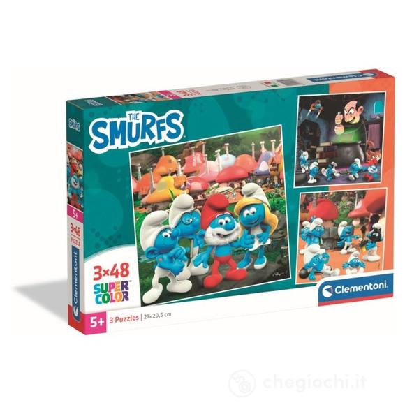 Puzzle 3x48 pz - Smurfs (25792)