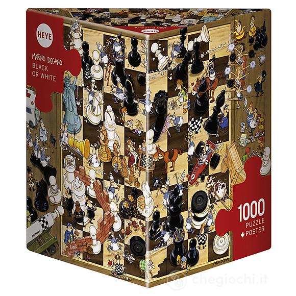 Puzzle 1000 Pezzi Triangolare - Bianco o Nero