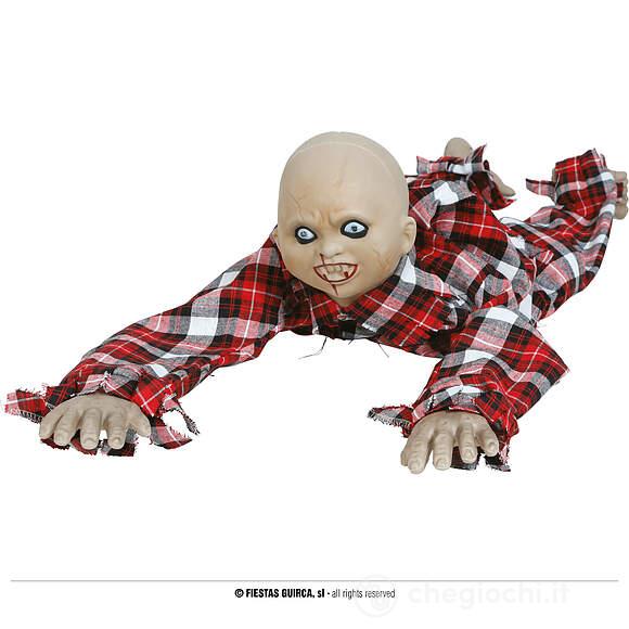 Bambino Zombie Strisciante Luce Suono E Mov 90 Cm (26793)