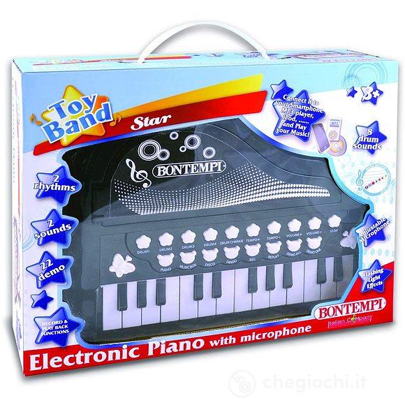 Piano Elettronico 24 Tasti Con Microfono