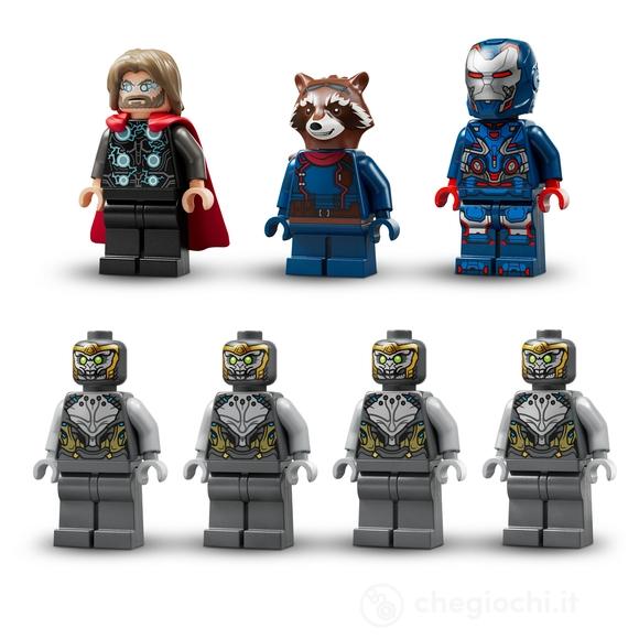 Avengers: Endgame Thor contro Chitauri (76322)