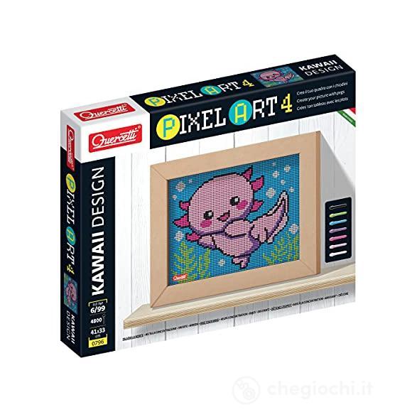 Pixel Art 4 Kawaii Design Axolotl (0796)