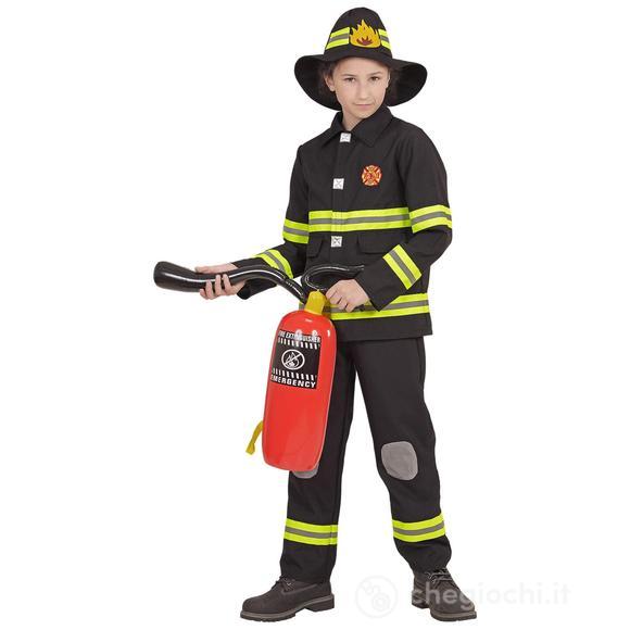 Pompiere (Casacca, Pantaloni, Elmo) (158 Cm / 11-13 Years)