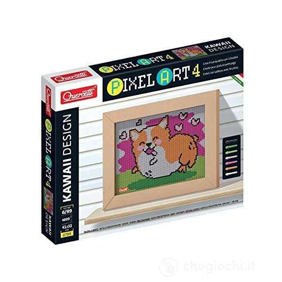 Pixel Art 4 Kawaii Design Corgi (0799)